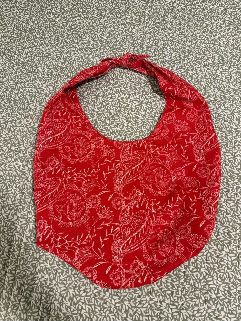 Universal Thread Red Paisley Knot-Handle Shoulder Bag